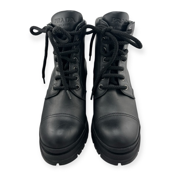 Prada Lug Soles Combat Boots - Picture 2 of 5